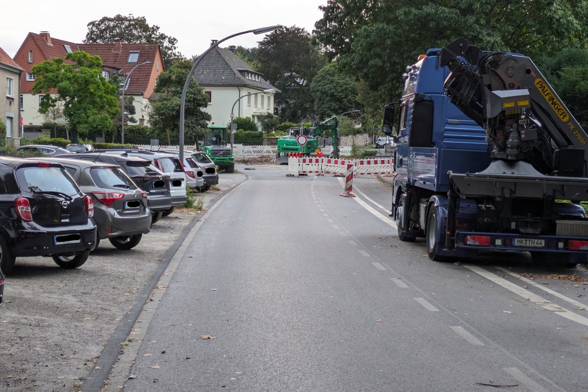Baustelle Am Stadtgarten