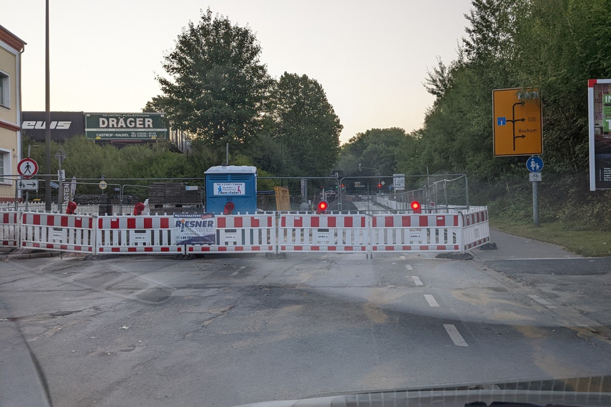 Baustelle Herner Straße
