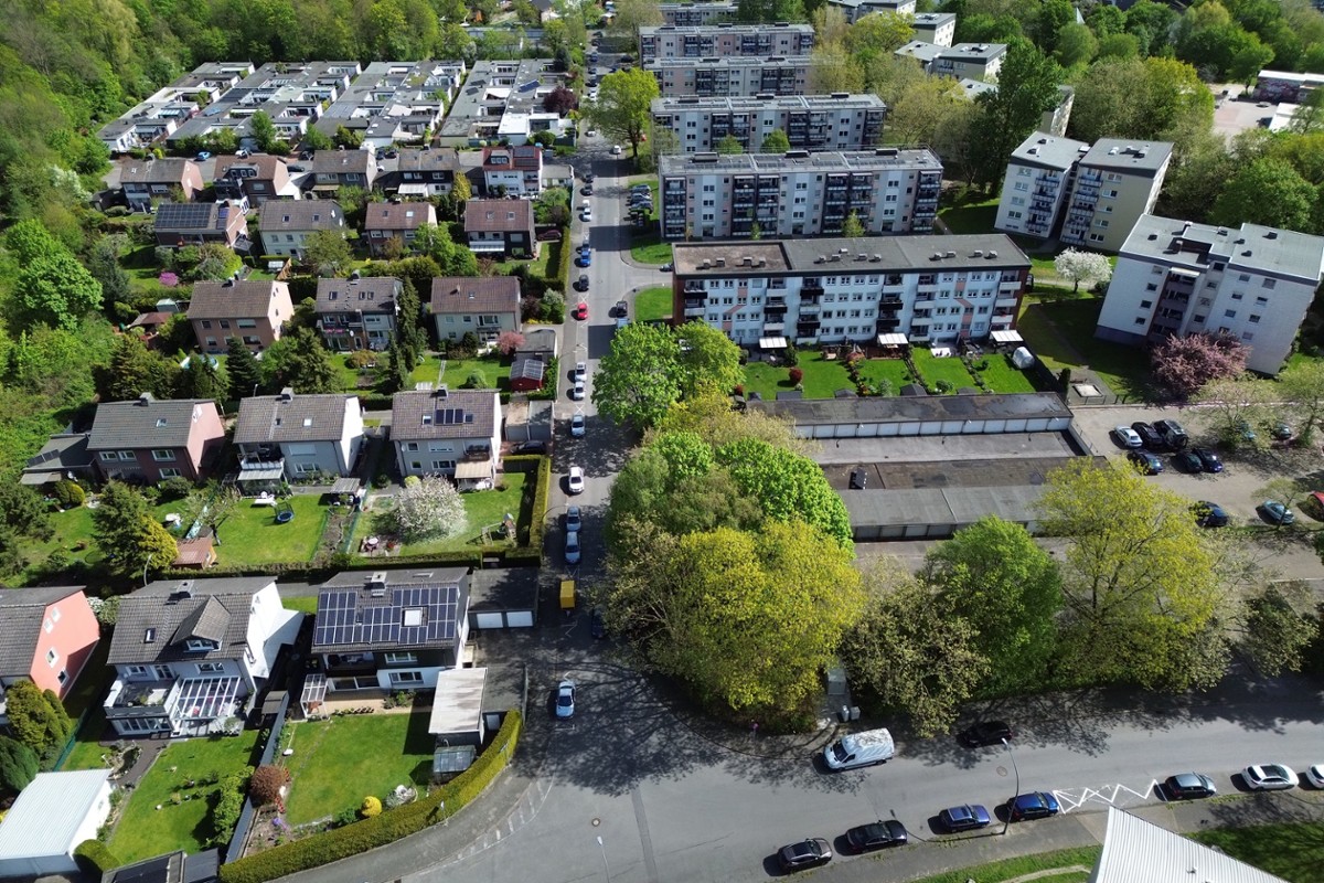 Deininghausen - Blick auf die Erfurter Straße