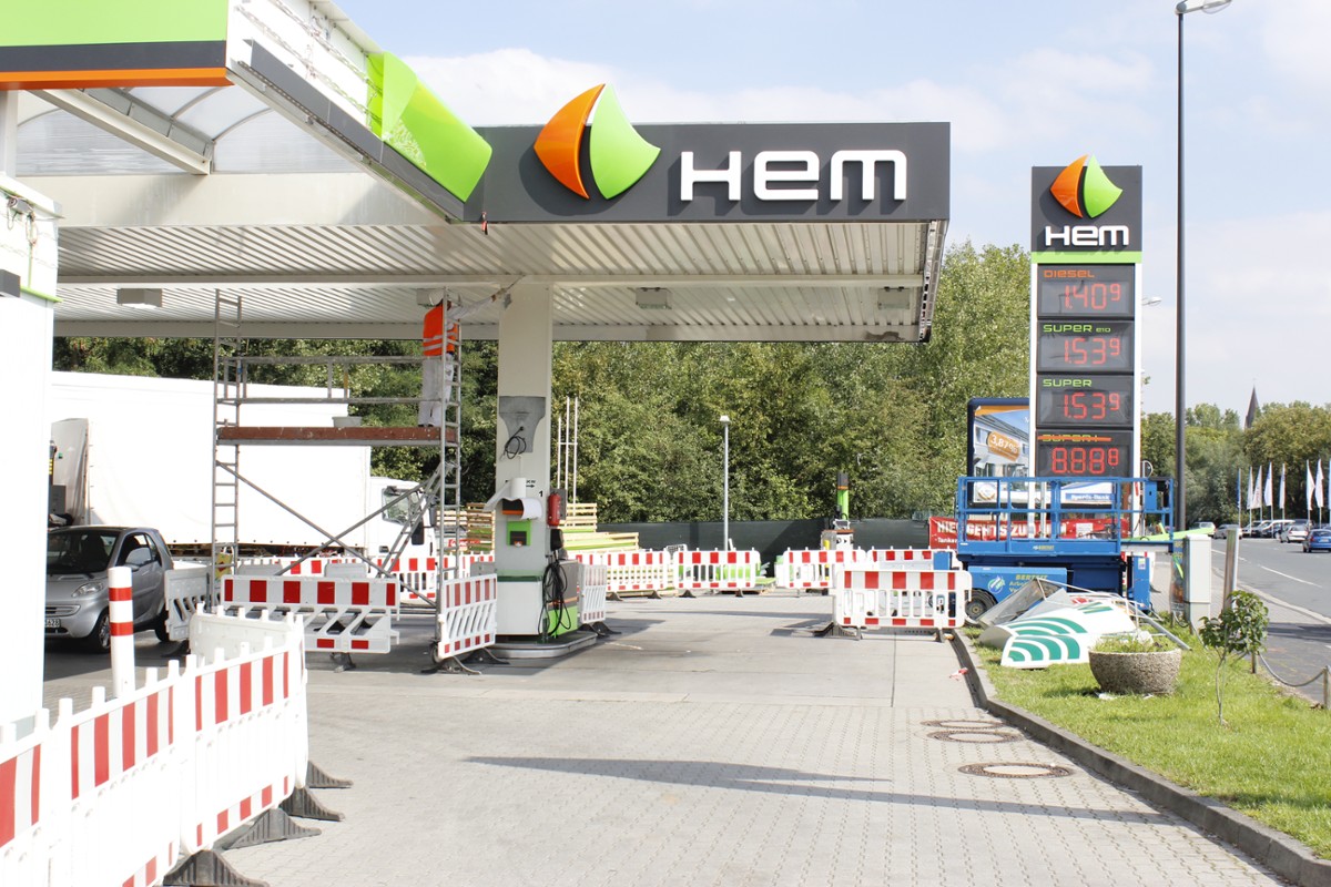 Umbau HEM-Tankstelle 2011