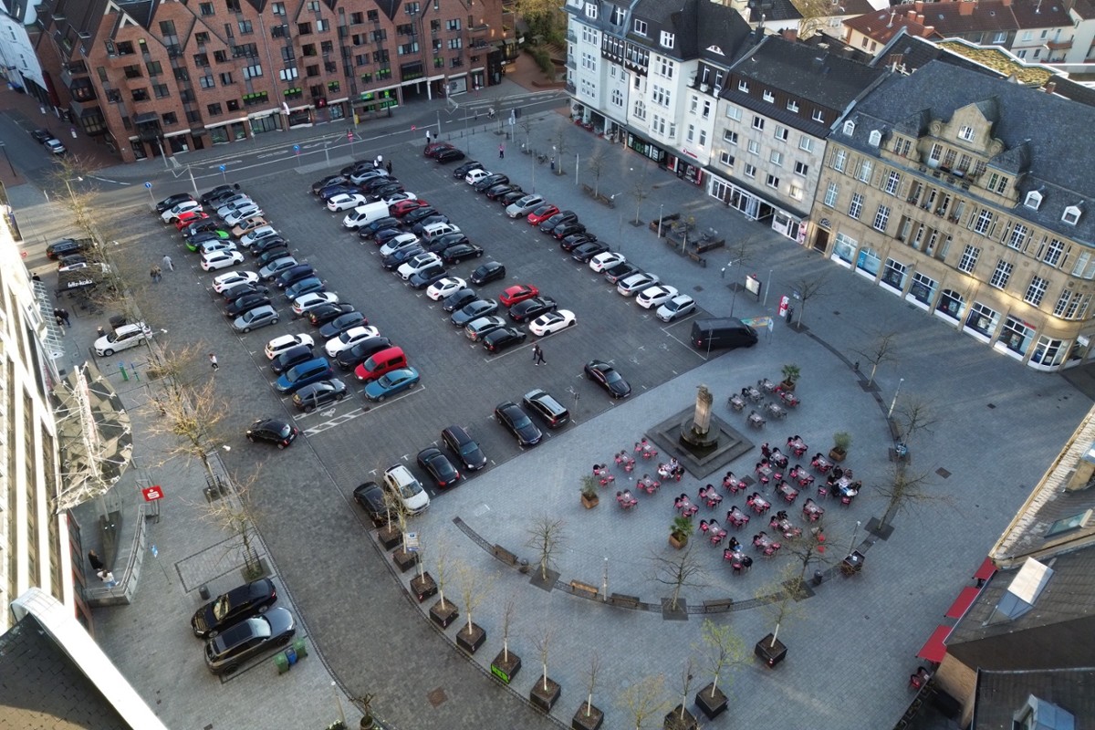 Marktplatz Castrop-Rauxel im April 2026