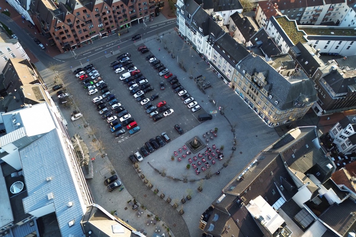 Marktplatz Castrop-Rauxel im April 2026