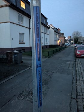 Aufkleber "Ickern Nord - Ehrenmord"