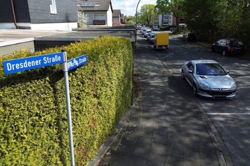 Deininghausen - Blick auf die Erfurter Straße