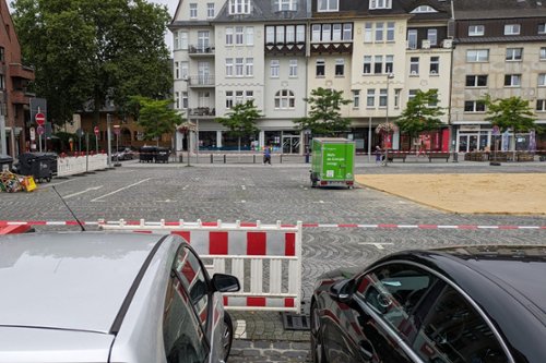 Marktplatz mit Veranstaltung