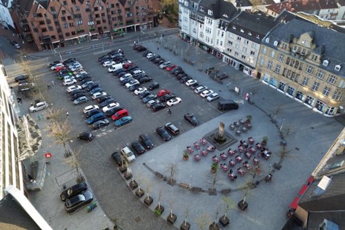 Marktplatz Castrop-Rauxel im April 2026