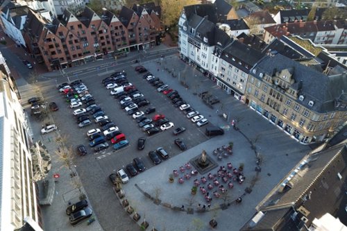 Marktplatz Castrop-Rauxel im April 2026
