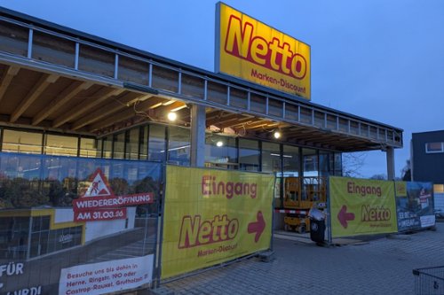 Umbau Netto auf der Herner Straße