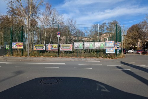 Wilde Plakatierung