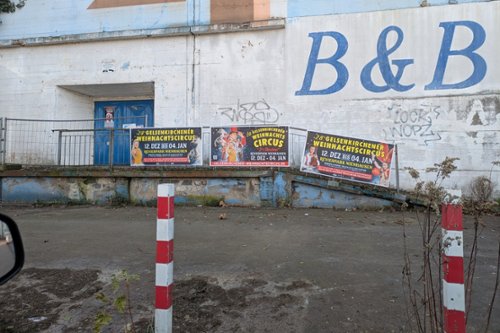Wilde Plakatierung