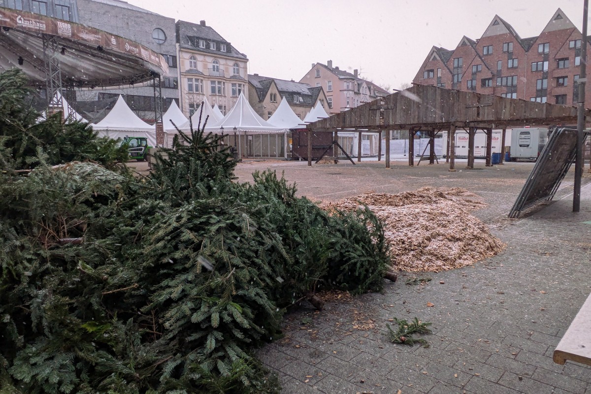 Abbau Weihnachtsdorf 2025/2026