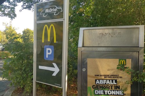McDonalds Ausfahrt